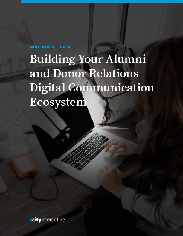 A photo of our Building Your Alumni and Donor Relations Digital Communication white paper
