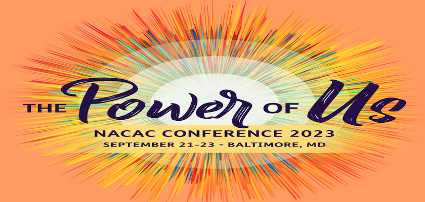 Conference image for The Power of Us NACAC conference 2023