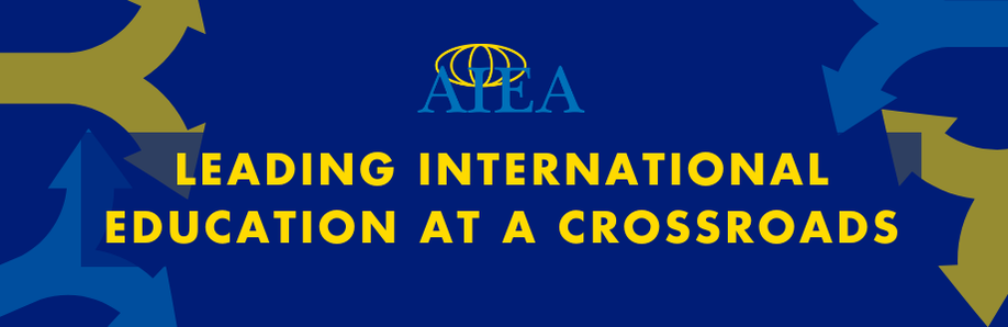 Blue background with AIEA logo and the conference name.