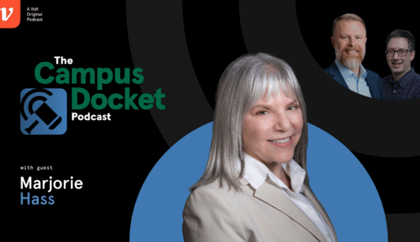 The Campus Docket Podcast: Is Higher Ed Really Too Woke? with guest Marjorie Hass and hosts Scott Schneider and Eric Kelderman