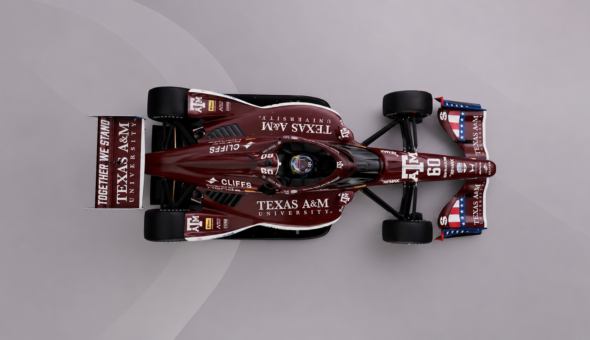 Texas A&M branded IndyCar